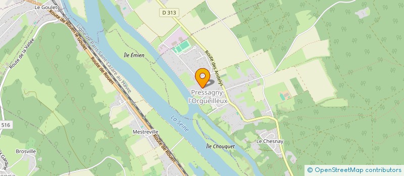 localisation de l'entreprise MADAME ISABELLE PISKUR  PRESSAGNY-L'ORGUEILLEUX