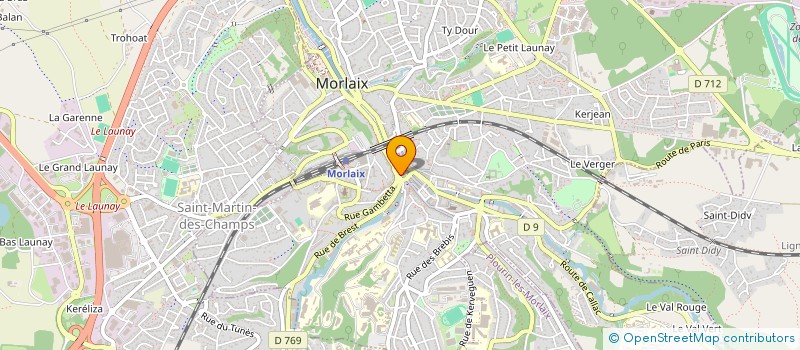 localisation de l'entreprise MADAME ISABELLE PISSOT à MORLAIX