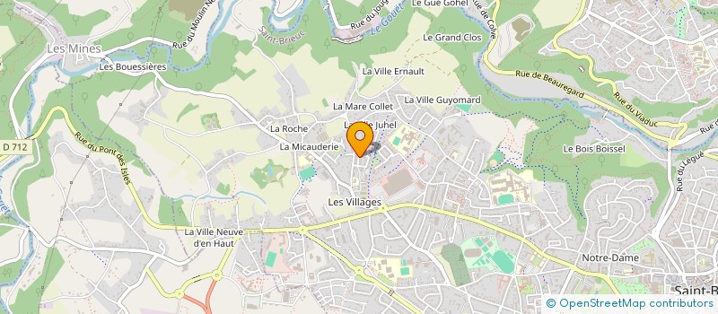 localisation de l'entreprise MADAME ISABELLE PLANCHET à SAINT-BRIEUC