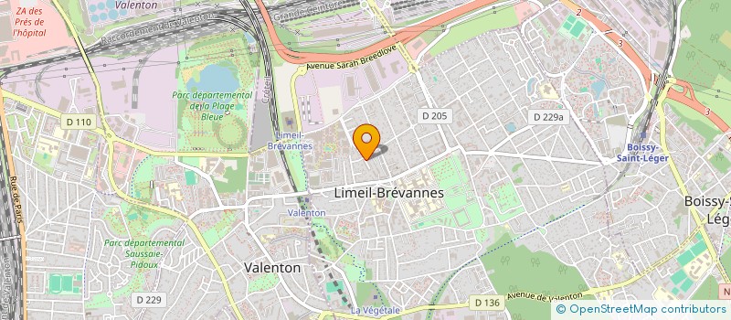 localisation de l'entreprise MADAME ISABELLE PLIYA à LIMEIL-BREVANNES