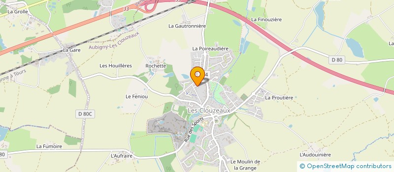 localisation de l'entreprise MADAME ISABELLE POGU à AUBIGNY-LES CLOUZEAUX