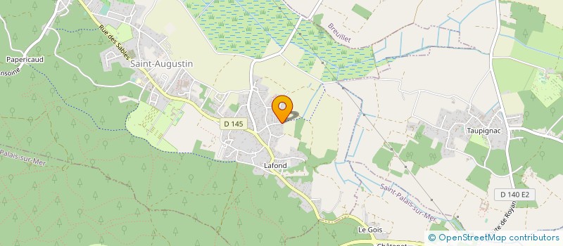 localisation de l'entreprise MADAME ISABELLE POINSON  SAINT-AUGUSTIN