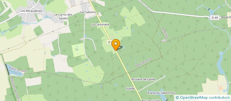 localisation de l'entreprise MADAME ISABELLE POIRIER à SAVIGNE-SUR-LATHAN