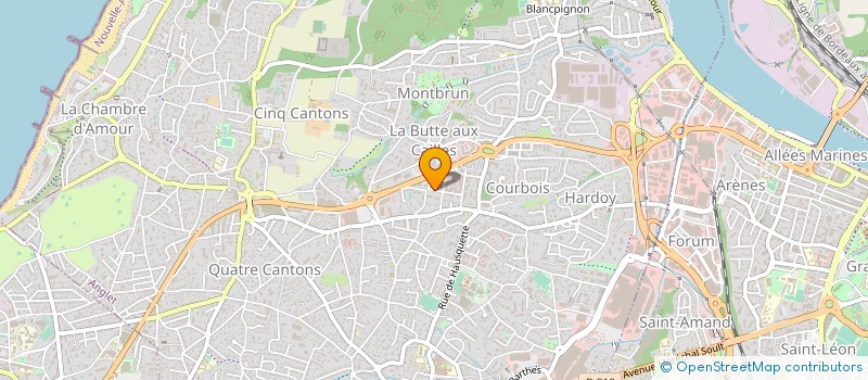 localisation de l'entreprise MADAME ISABELLE POISSONNIER  ANGLET