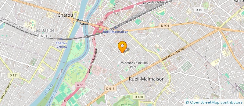 localisation de l'entreprise MADAME ISABELLE POITEVIN à RUEIL MALMAISON