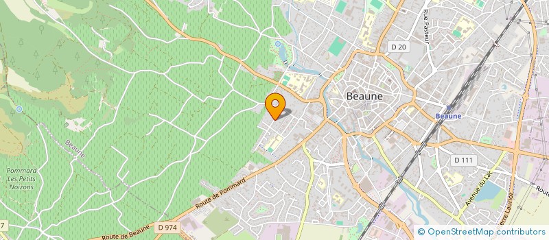localisation de l'entreprise MADAME ISABELLE POITOU à BEAUNE