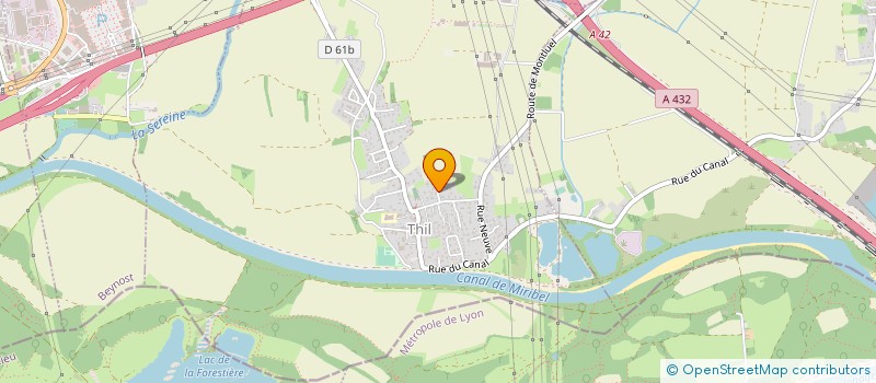 localisation de l'entreprise MADAME ISABELLE POLEGGI  THIL