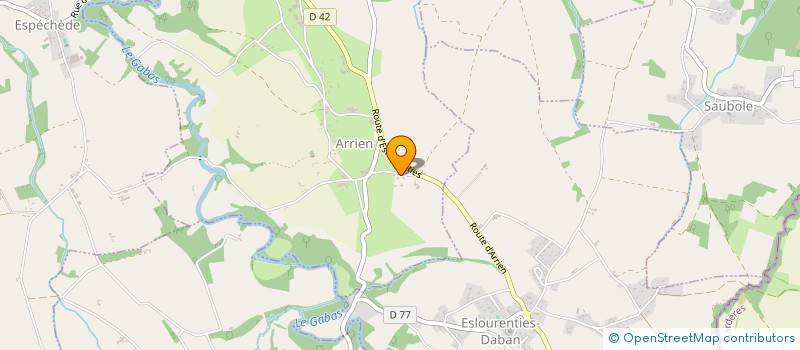 localisation de l'entreprise MADAME ISABELLE POMME  ARRIEN