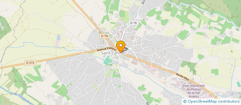 localisation de l'entreprise MADAME ISABELLE PONCE  SAINT-CANNAT