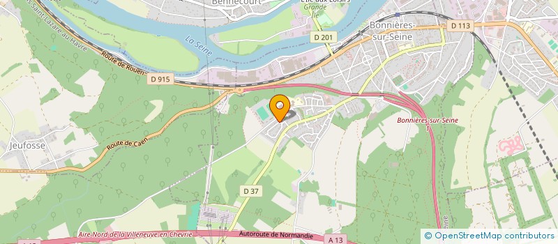 localisation de l'entreprise MADAME ISABELLE PONCHOT  BONNIERES-SUR-SEINE