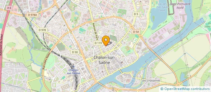 localisation de l'entreprise MADAME ISABELLE PONSOT  CHALON-SUR-SAONE