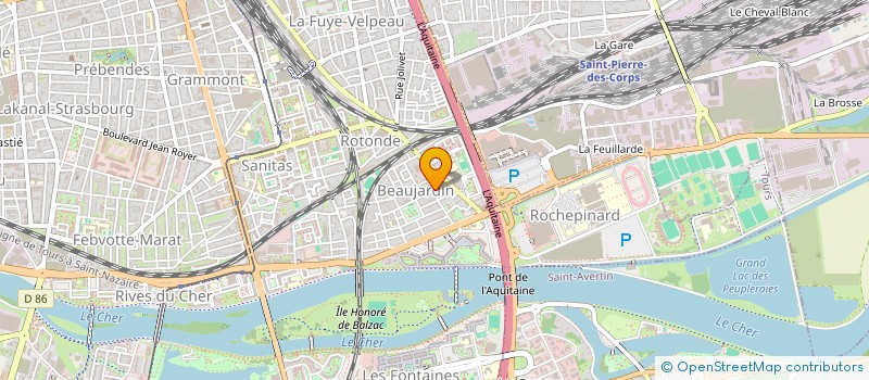 localisation de l'entreprise MADAME ISABELLE PONTONNIER  TOURS