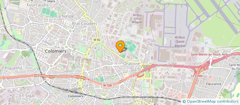 localisation de l'entreprise MADAME ISABELLE PORQUET à COLOMIERS