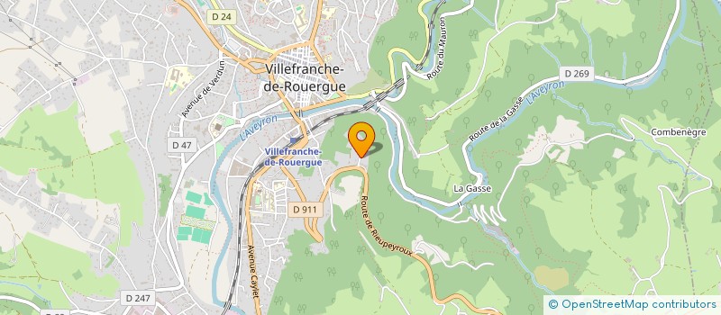 localisation de l'entreprise MADAME ISABELLE PORTES à VILLEFRANCHE-DE-ROUERGUE