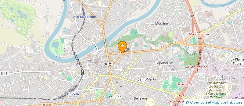 localisation de l'entreprise MADAME ISABELLE PORTOLA à ALBI