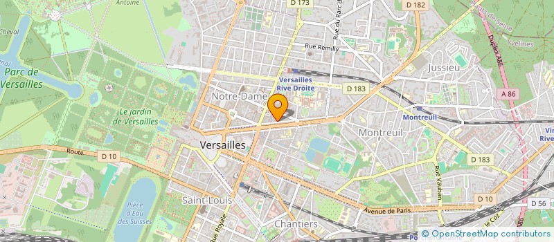localisation de l'entreprise MADAME ISABELLE PORTON à VERSAILLES