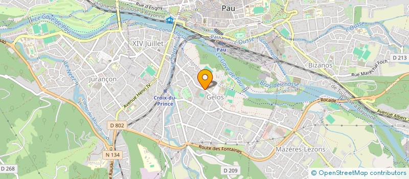 localisation de l'entreprise MADAME ISABELLE PORTUGUEZ  GELOS