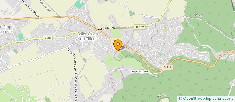 localisation de l'entreprise MADAME ISABELLE POTEAUX  ELBEUF