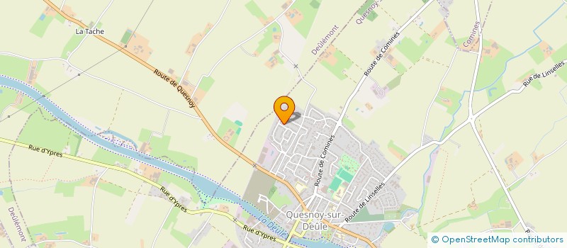 localisation de l'entreprise MADAME ISABELLE POTET à QUESNOY-SUR-DEULE