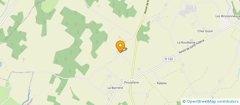 localisation de l'entreprise MADAME ISABELLE POTIER  SAINTE-GEMME