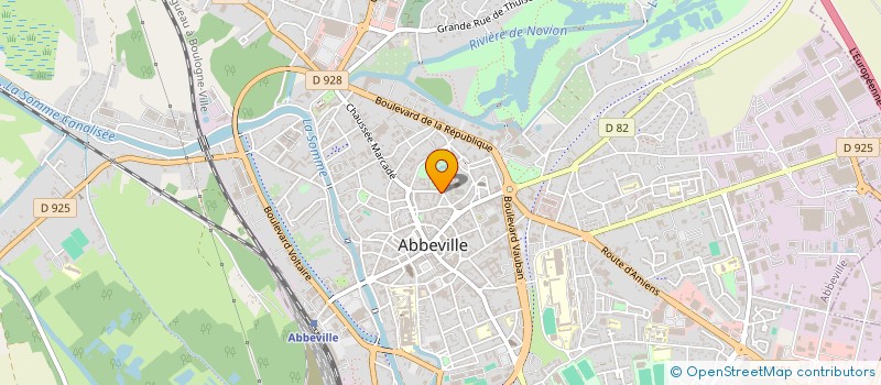 localisation de l'entreprise MADAME ISABELLE POTIN à ABBEVILLE