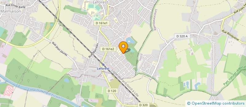 localisation de l'entreprise MADAME ISABELLE POTTIEZ  LEFOREST