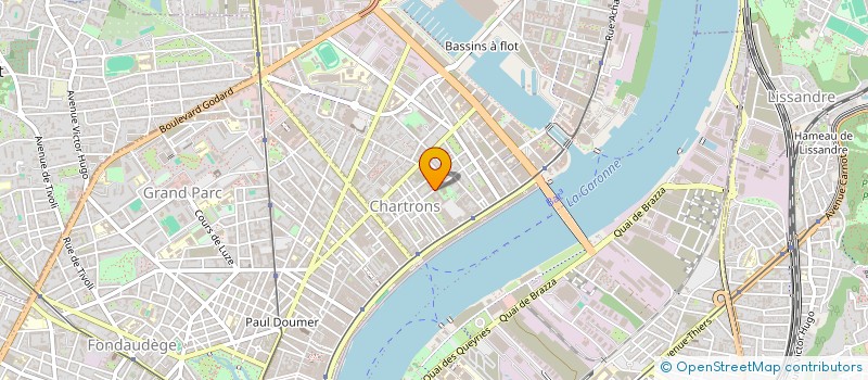 localisation de l'entreprise MADAME ISABELLE POUJOL  BORDEAUX