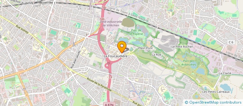 localisation de l'entreprise MADAME ISABELLE POULAIN  TRELAZE