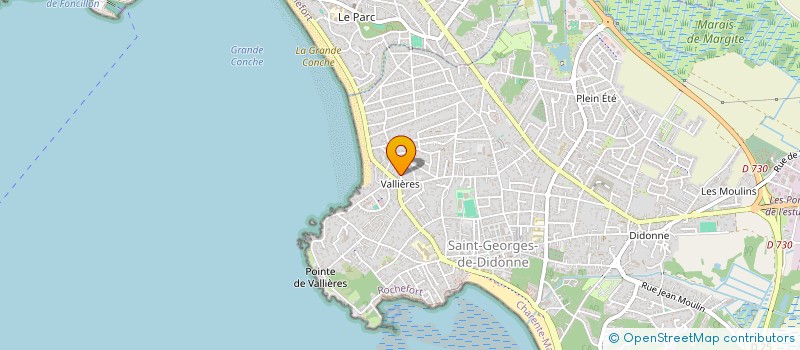 localisation de l'entreprise MADAME ISABELLE POULAUD  SAINT-GEORGES-DE-DIDONNE