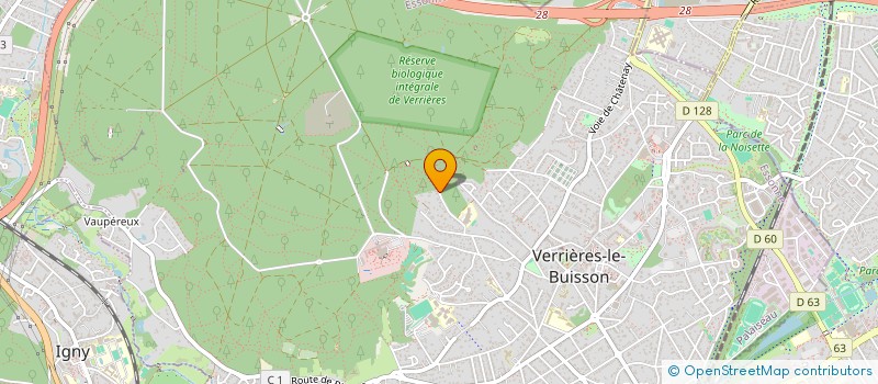 localisation de l'entreprise MADAME ISABELLE POULIAUDE  VERRIERES-LE-BUISSON