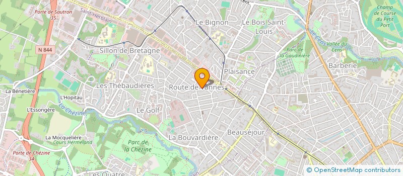 localisation de l'entreprise MADAME ISABELLE POULIT  SAINT-HERBLAIN