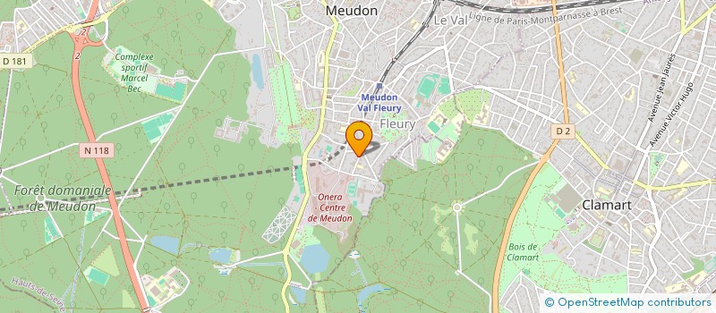 localisation de l'entreprise MADAME ISABELLE POUPIN à MEUDON