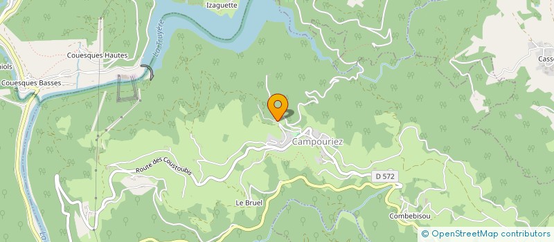 localisation de l'entreprise MADAME ISABELLE PRABEL  ESPALION