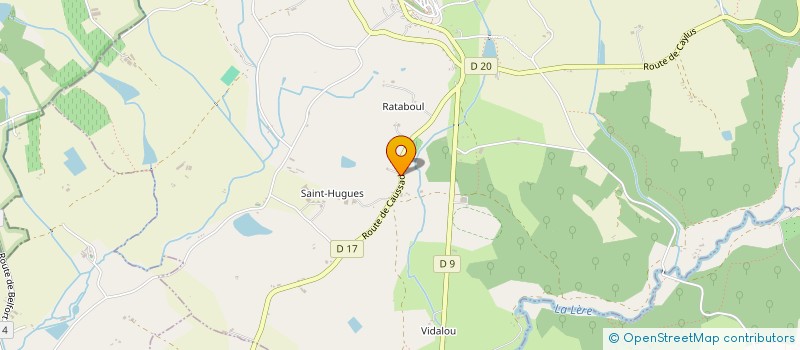 localisation de l'entreprise MADAME ISABELLE PRADINES  PUYLAROQUE