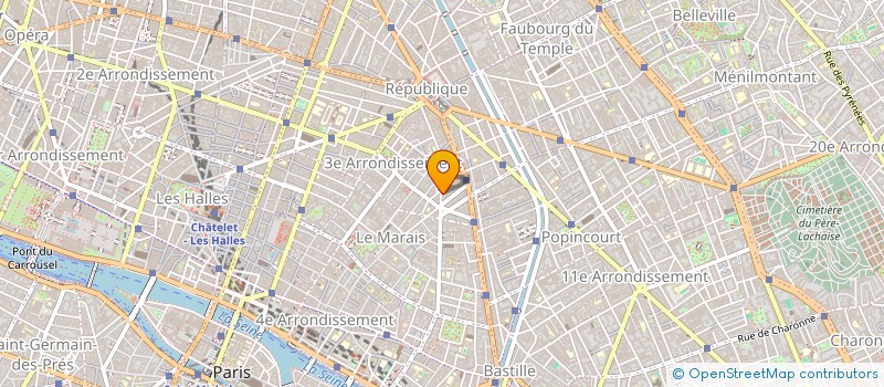 localisation de l'entreprise MADAME ISABELLE PRAGIER  PARIS