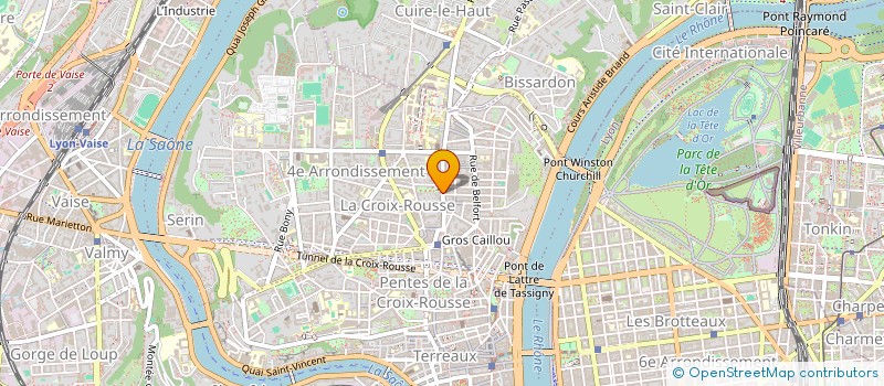 localisation de l'entreprise MADAME ISABELLE PREBIN  LYON