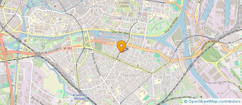 localisation de l'entreprise MADAME ISABELLE PRESTAT à STRASBOURG