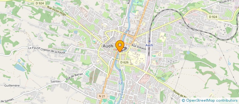 localisation de l'entreprise MADAME ISABELLE PREVOST  AUCH