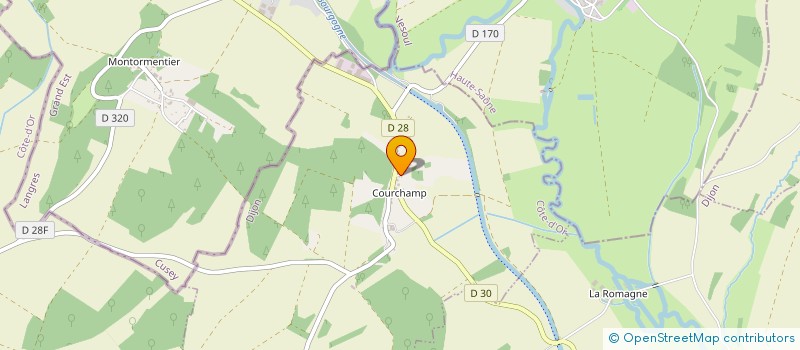 localisation de l'entreprise MADAME ISABELLE PREVOT  CHAUME-ET-COURCHAMP