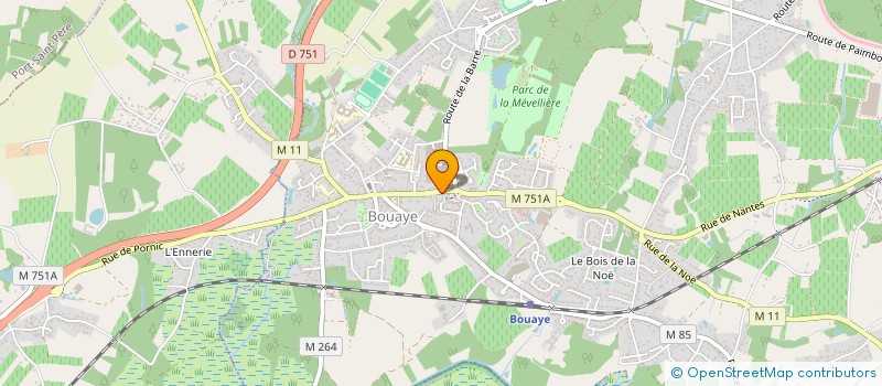 localisation de l'entreprise MADAME ISABELLE PRIN  BOUAYE