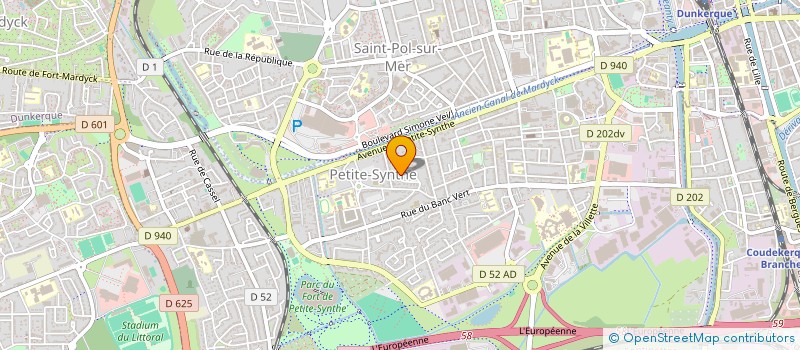 localisation de l'entreprise MADAME ISABELLE PROOT à DUNKERQUE