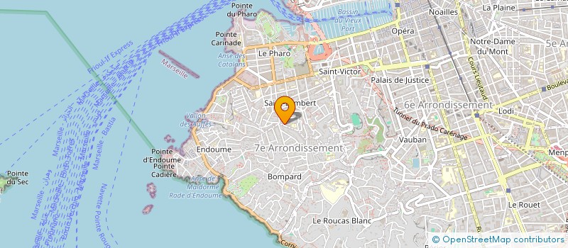 localisation de l'entreprise MADAME ISABELLE PROSPERI  LA CIOTAT