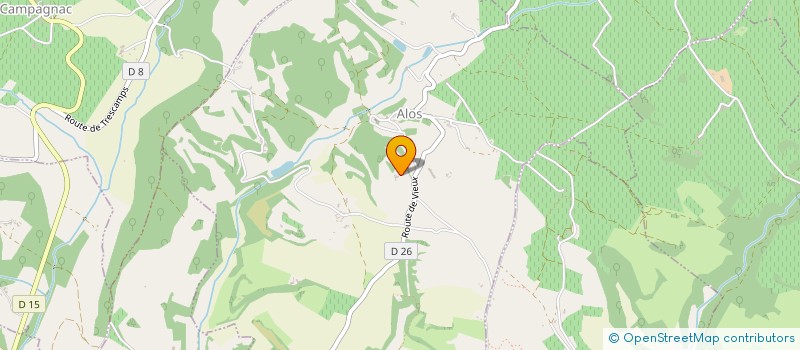 localisation de l'entreprise MADAME ISABELLE PROTAT à ANDILLAC