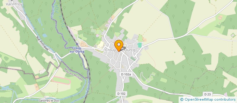 localisation de l'entreprise MADAME ISABELLE PRUVOST  CROUY-SUR-OURCQ