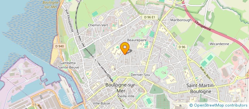 localisation de l'entreprise MADAME ISABELLE PRUVOT à BOULOGNE-SUR-MER