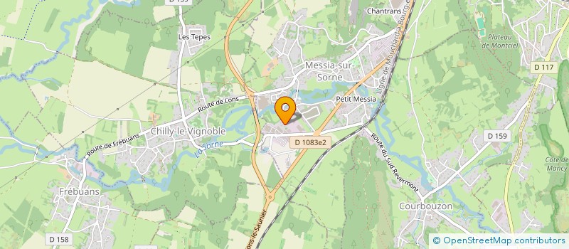 localisation de l'entreprise MADAME ISABELLE PUGET  MESSIA-SUR-SORNE