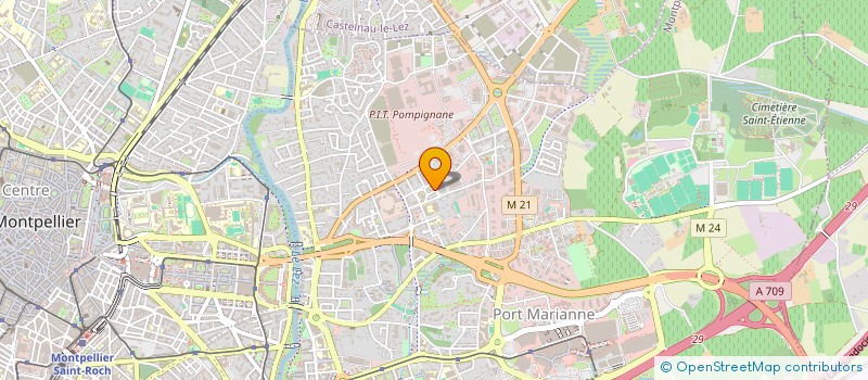 localisation de l'entreprise MADAME ISABELLE PUTZU à MONTPELLIER
