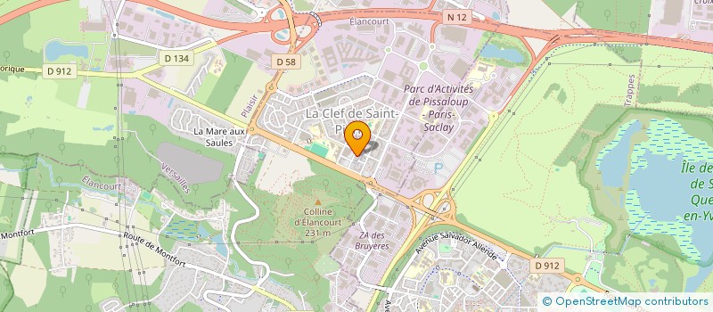 localisation de l'entreprise MADAME ISABELLE QUEMENEUR  ELANCOURT