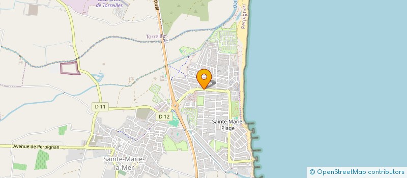 localisation de l'entreprise MADAME ISABELLE QUERE  SAINTE-MARIE-LA-MER