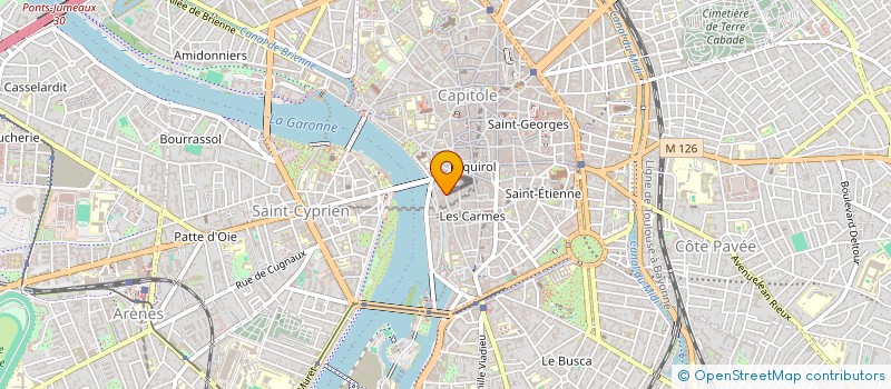 localisation de l'entreprise MADAME ISABELLE QUERU  TOULOUSE